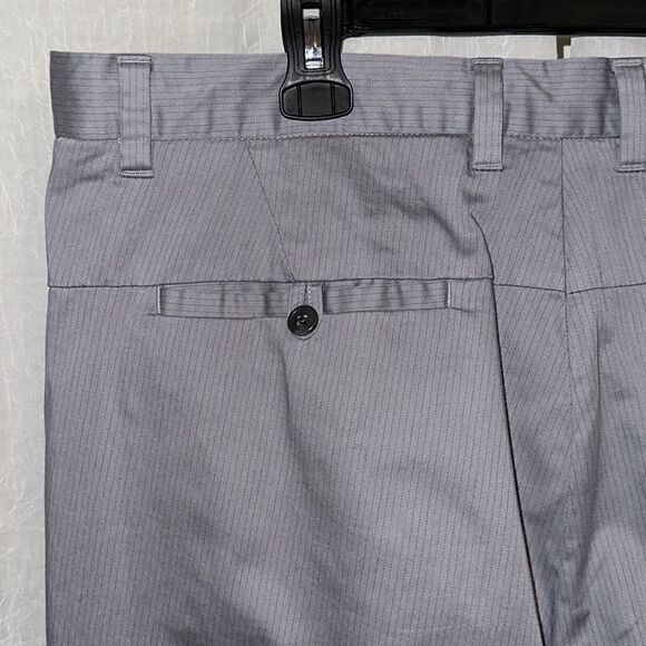 CK 38 x 32 Silver Gray Pin Stripe Cotton Chinos - Picture 7 of 13
